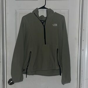 The North Face Sage Green Half-Zip Jacket